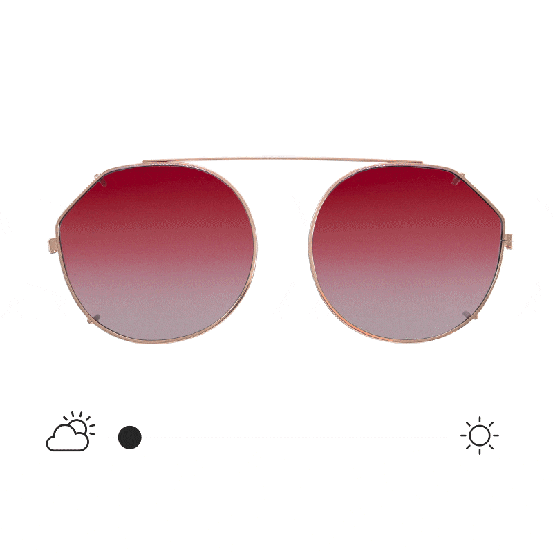 Clip para lentes Elton Rosette