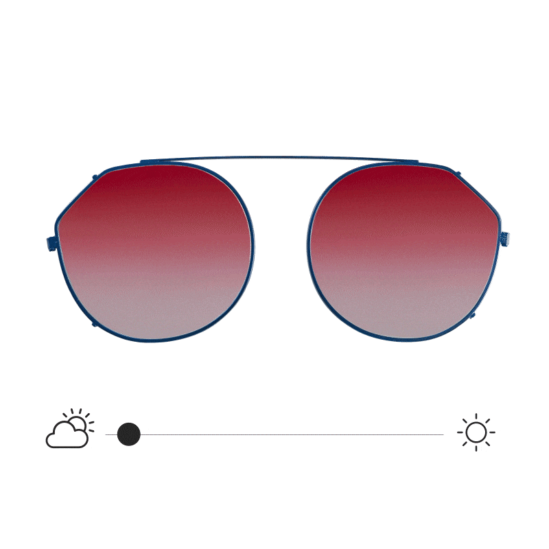 Clip para lentes Elton Blueberry