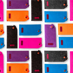 Estuche (sobre) de fieltro para micas